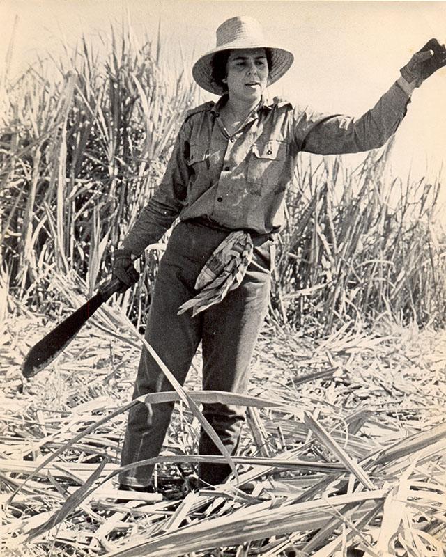 CncaAzcuba's tweet image. El 7-4-1930 nació, en #SantiagoDeCuba, Vilma Espín Guillois, heroína de #Cuba y presidenta fundadora de Federación de Mujeres Cubanas. Ella planteó en un Forum #Azucareros: “No hay tarea de zafra que no hayan acometido nuestras aguerridas trabajadoras azucareras” #CNCA @GAzcuba