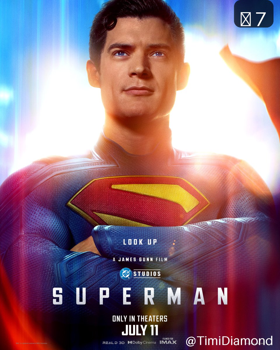 TimiDiamond's tweet photo. 3️⃣ Superman (2025)
⭐ IMDb: 7/10

Follow @TimiDiamond for daily movie threads! 🍿

#MovieThread #IMDb #Adventure https://t.co/0LSv4FuQLx