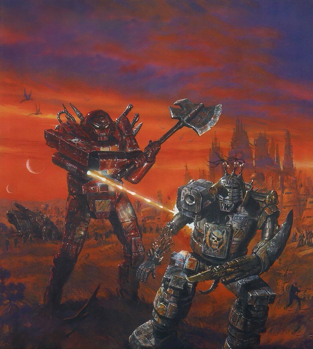 Art of Battletech & Mechwarrior tweet media