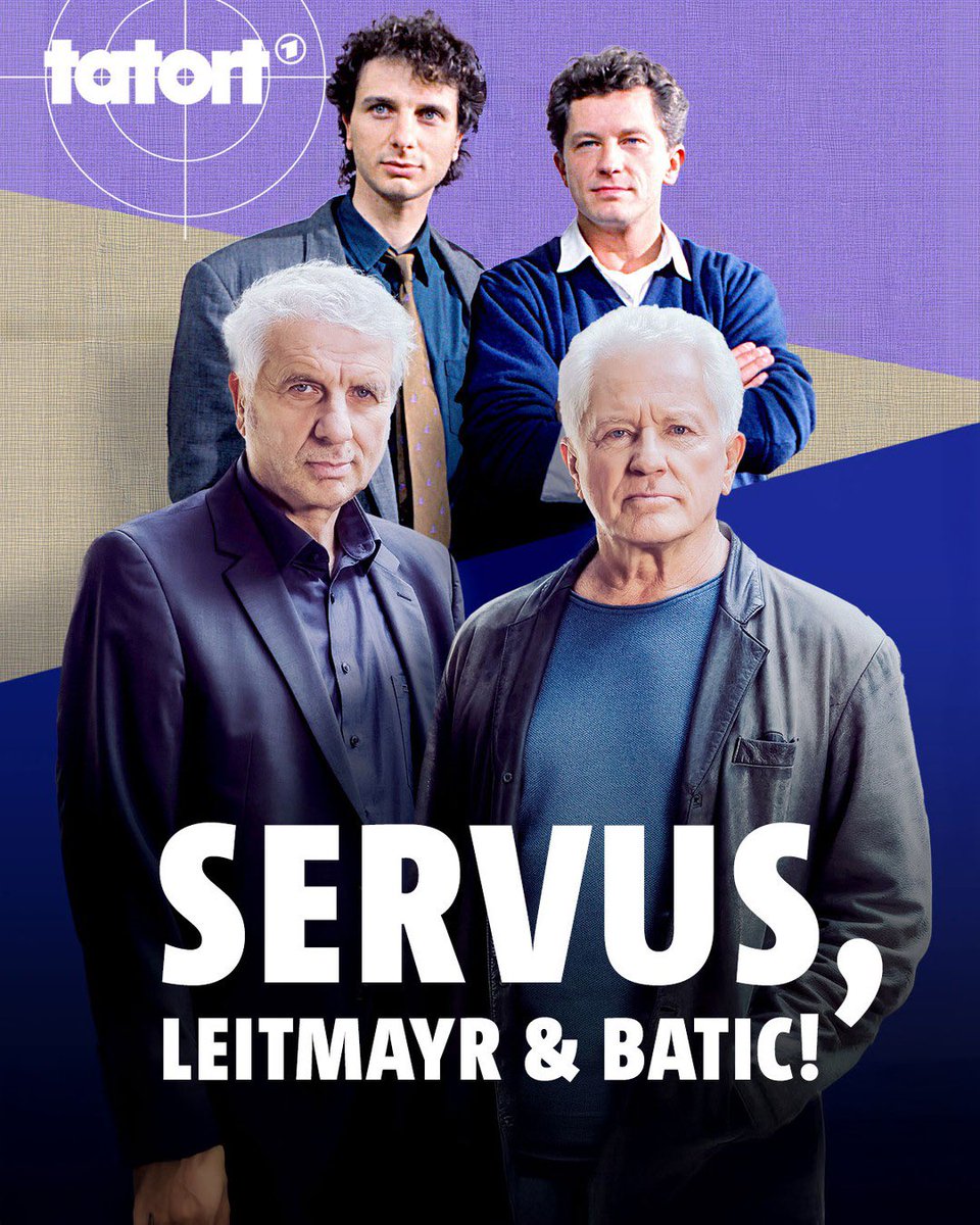 FlockePaul's tweet photo. Servus 😢 #Batic &amp; #Leitmayr 
Vielen Dank für 100 Fälle und 35 Dienstjahre beim #Tatort 💝 https://t.co/CZON01z0BE