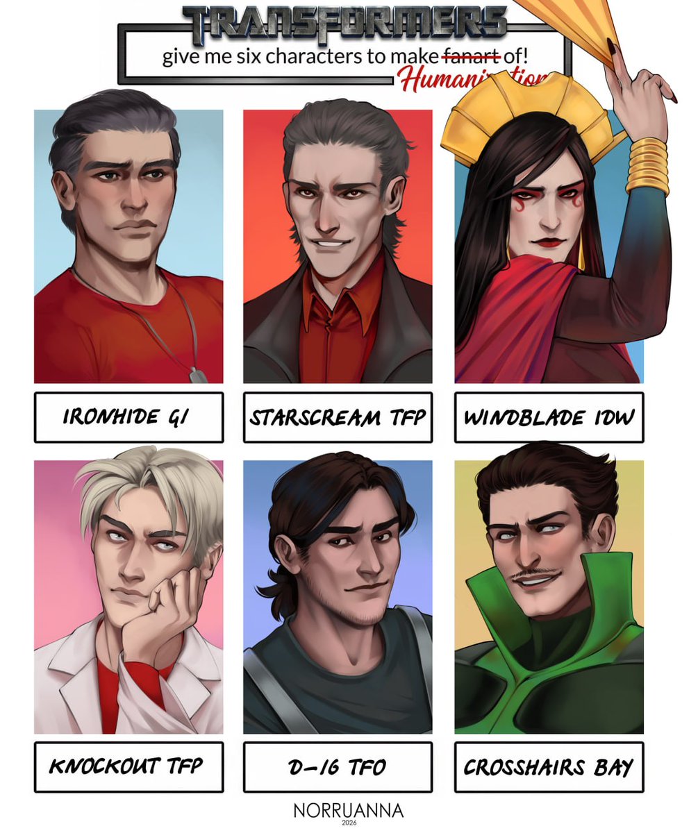 norruanna's tweet photo. After a long time, I was able to finish these humanizations! I hope you enjoy my interpretations ✨
#humanformers https://t.co/1M3E23EAkV