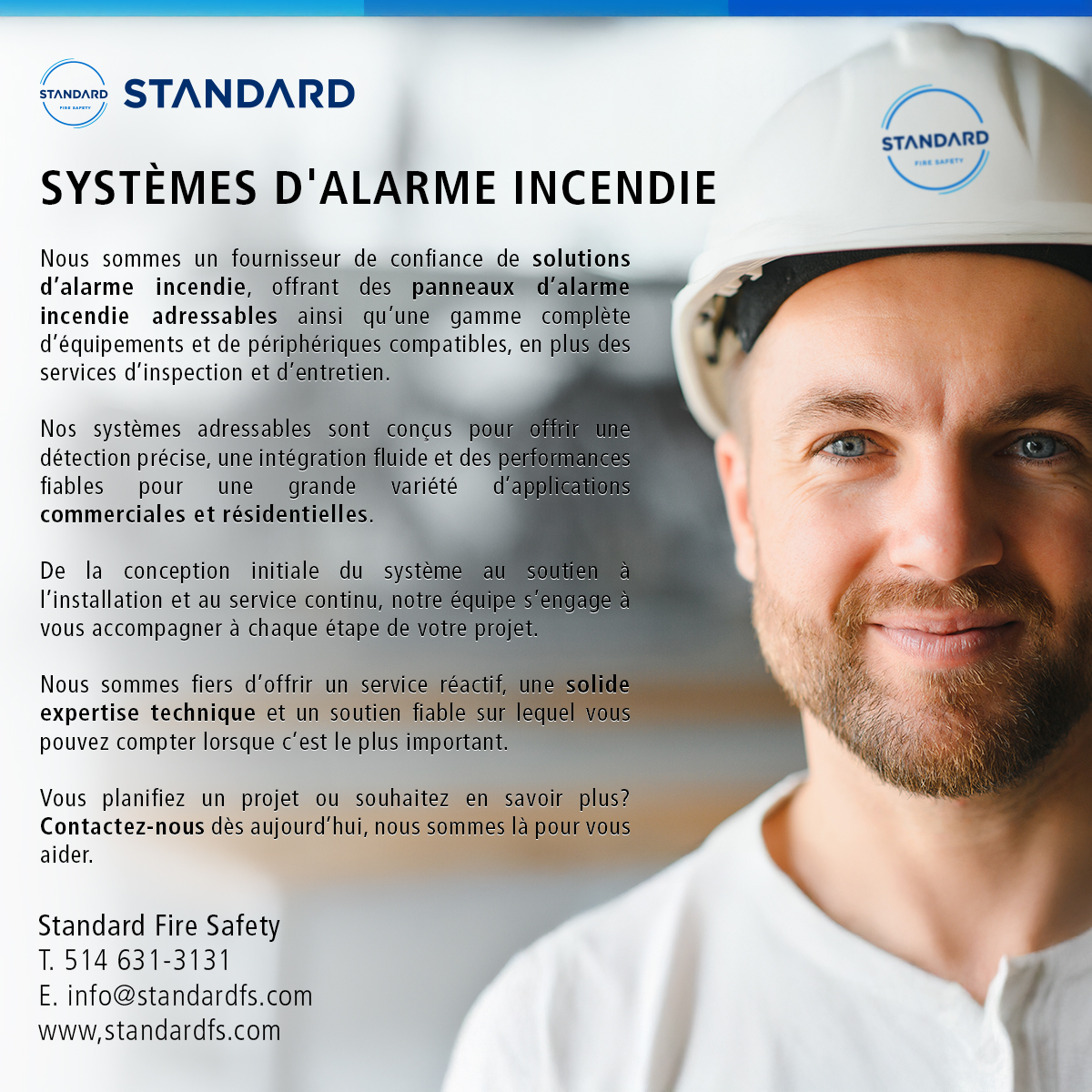 Standard_Fire_S's tweet photo. Nous sommes un fournisseur de confiance de #solutions d’alarme #incendie, offrant des #panneaux d’alarme incendie adressables ainsi qu’une gamme complète d’équipements et de périphériques compatibles, en plus des services d’inspection et d’entretien.

 https://t.co/sJORstC8VN https://t.co/LNf0sma4Pr