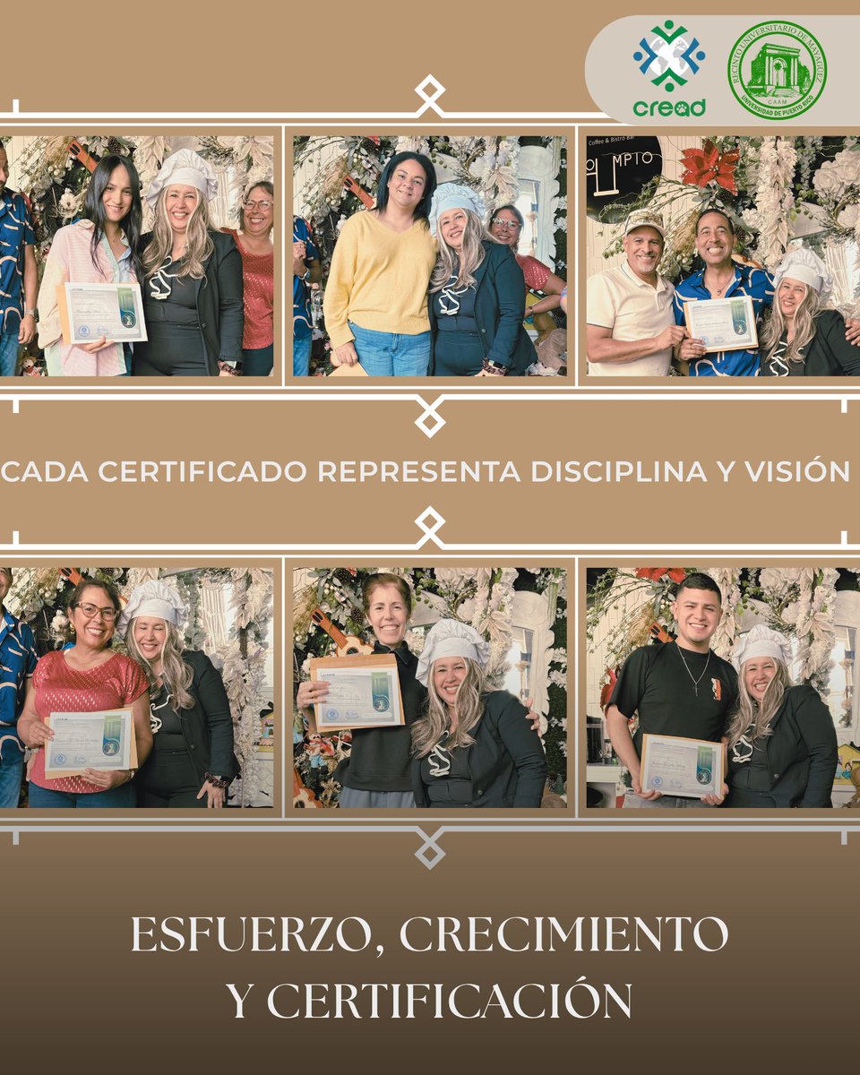 cread_uprm's tweet photo. Así se vivió nuestra Certificación como Barista, donde cada estudiante tuvo la oportunidad de aprender, practicar y desarrollar destrezas reales dentro del mundo del café.

https://t.co/wRN9eNt8XB

#moderado #AprendeconCREAD #UPR #UPRM #cursoenlínea #CREAD #Barista #Café #PR https://t.co/JAE12Fmbvz