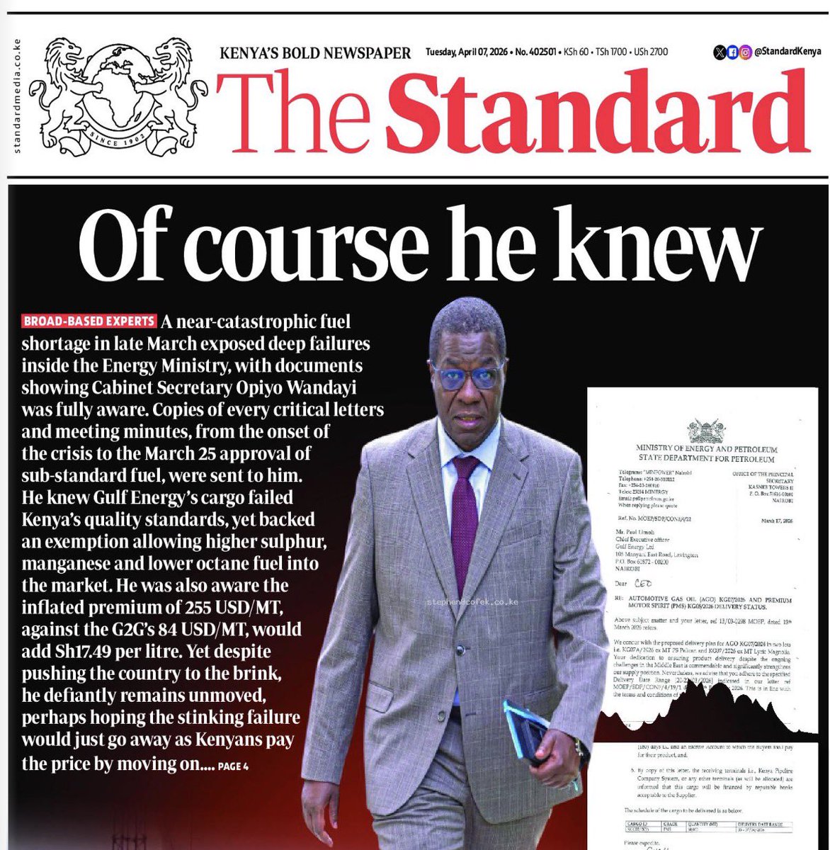 MbitaAlex's tweet photo. This imbecile Must go https://t.co/To8KxWIgle