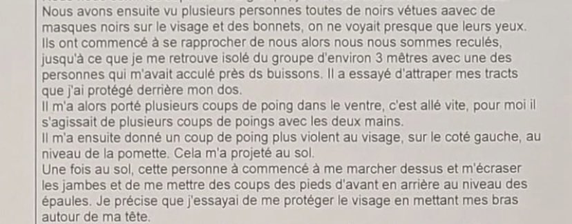 h2brgrd's tweet photo. Vendredi, Louis a bien failli mourir pour ses idées. Intimidations, cagoule, meute, coups au sol : la violence d’extrême-gauche ne change jamais.
Demain, je serai aux côtés de Louis et de la @droiteuniv. https://t.co/06UZva5CAv