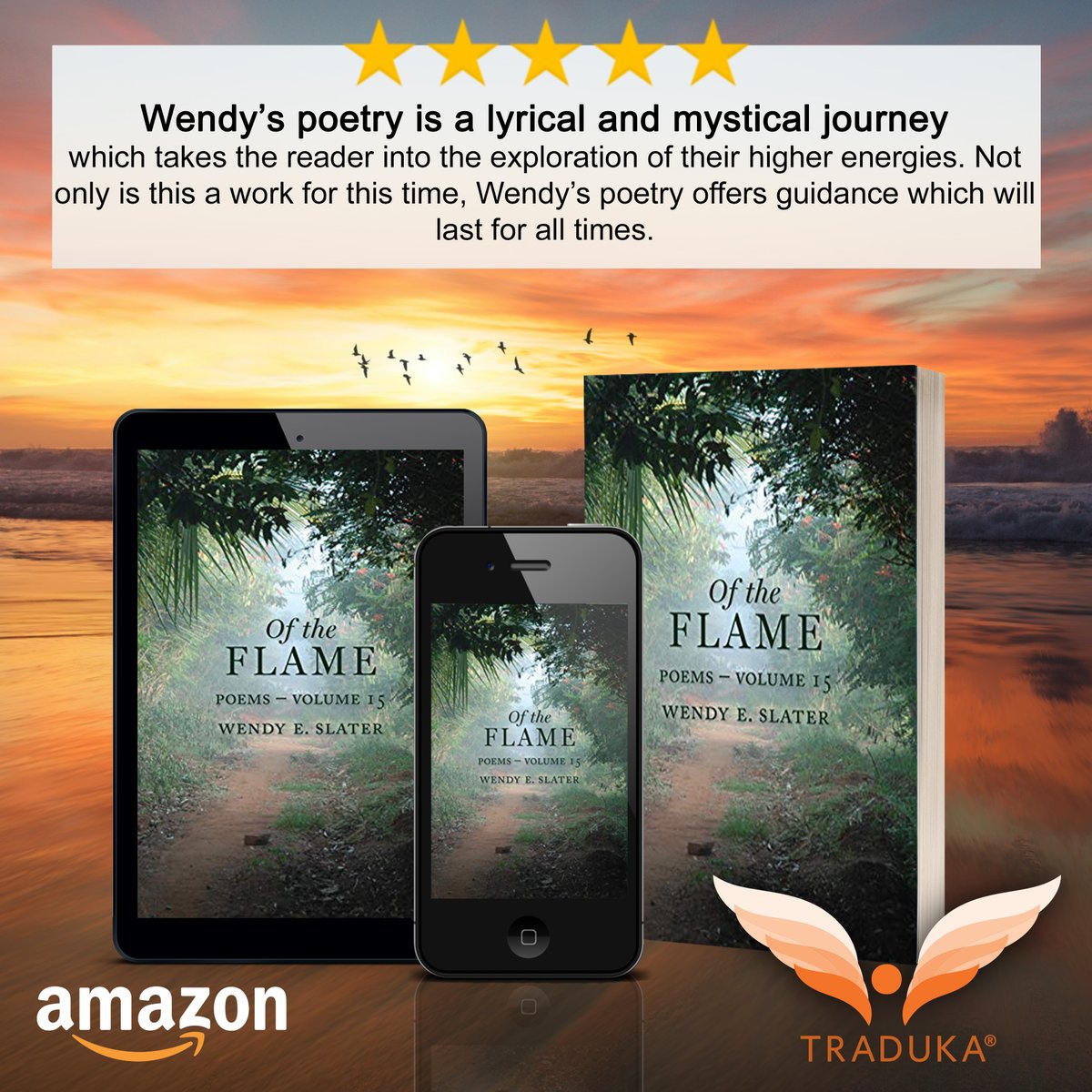 WendyESlater's tweet image. Modern mystical poetry for your inner growth &amp;amp; transformation.

Start your Journey with this collection: 
Get your 📙: books2read.com/OftheFlame

#bookreview 
#mindfulness #spiritualjourney #Mustread #spiritual #poetrybooks #compassion #selfcare #bookworms #poetry #wisdom