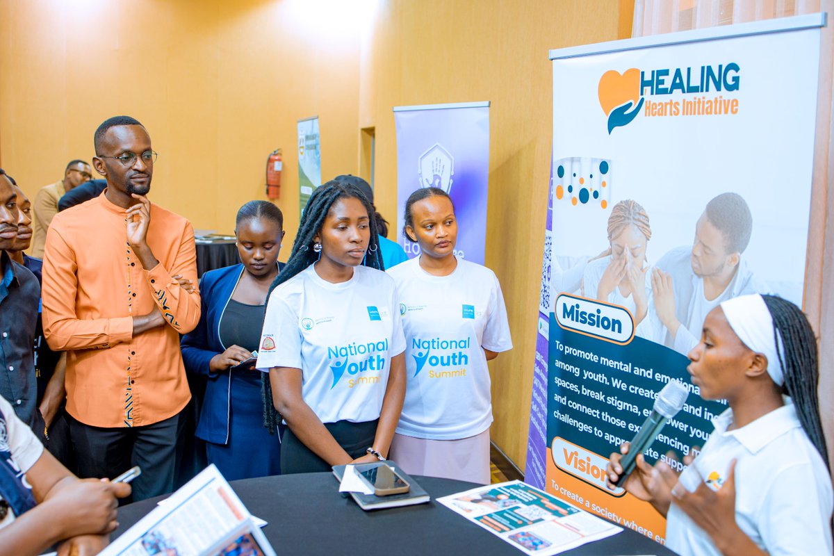 HealingHearts78's tweet photo. Healing Hearts Initiative was honored to join the Youth National Summit 2026 at Lemigo Hotel 🇷🇼

#Advancing #youth #mental #health remains our mission.

With. @medsarday2024 | @unicefrw | @RwandaHealth, @Y_Advocates @medsar_rwanda https://t.co/Blv5BBEXMZ