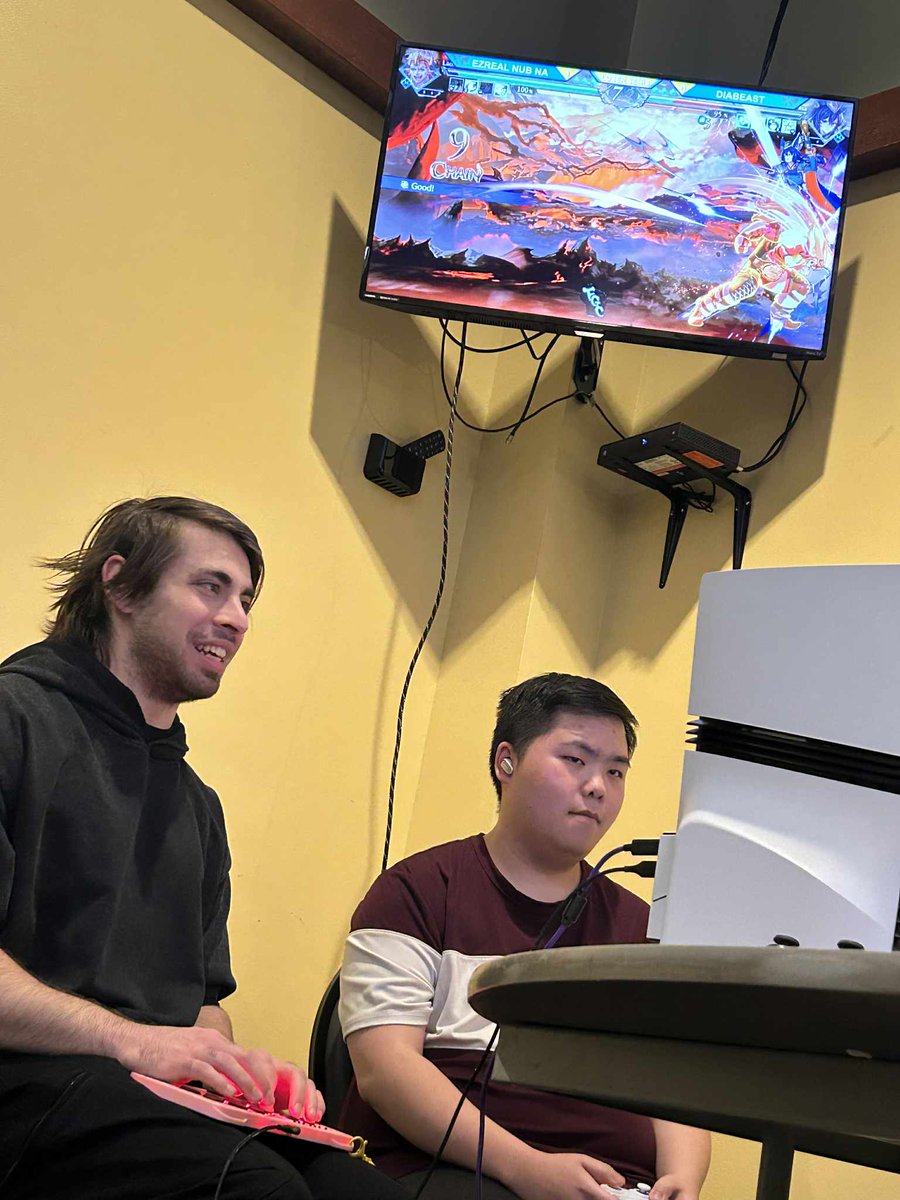 ChoiWingleung's tweet photo. Final Strike 140 04/04/2026
Megu showed her solid #GBFVR Play vs. one of our local Juggernauts Anthony! GG's everyone. Hope everyone continues leveling up & PERFORMS well at CB2026.
🥇 @Megucak
🥈 @Ezrealnubna
🥉 Sovano
4 @DiabeastFGC
5 CaptainBackpak
5 @AstuarteVT https://t.co/ZlWAGyyVdF