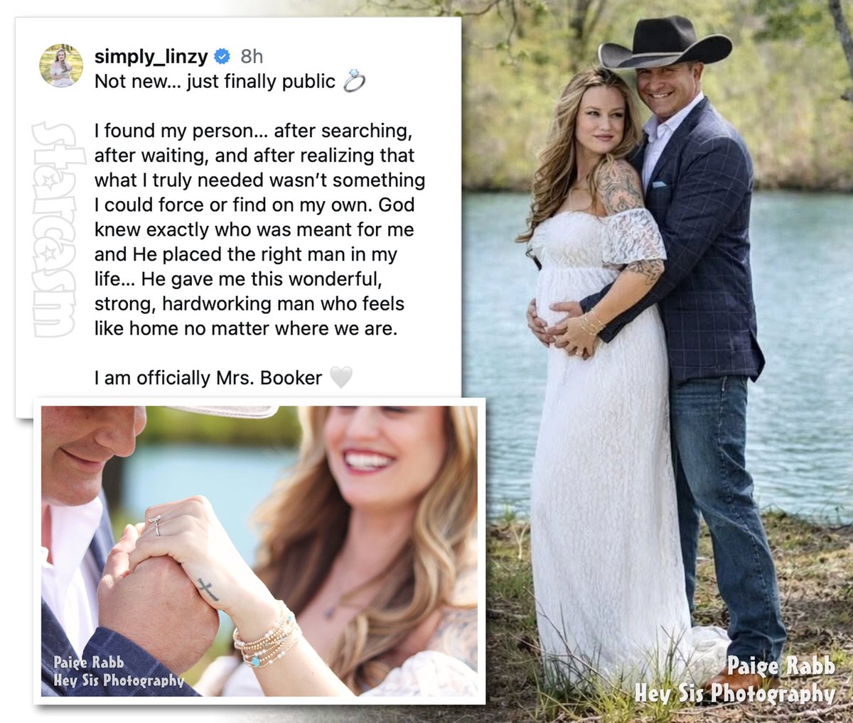 starcasm's tweet image. #LoveAfterLockup's Lindsey Downs is married!!

Congratulations to Lindsey and her husband Chad Booker! The couple is expecting their first child together (a boy) this summer. #LifeAfterLockup
