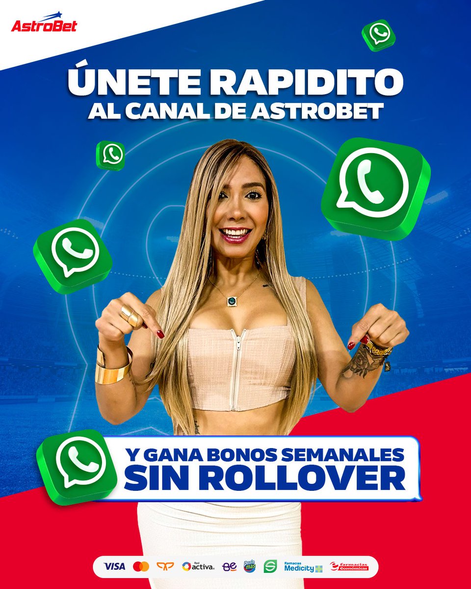 💸🐶 Se vienen noches grandes de Champions y Libertadores… así que mejor estar listos. Únete al canal de Astrobet.ec en WhatsApp y prepárate para ganar con promos, dinámicas y premios.

Únete aquí whatsapp.com/channel/0029Vb…