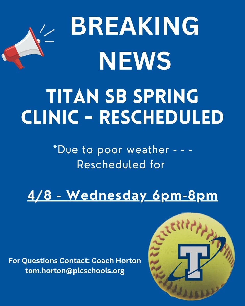Titan Softball tweet media