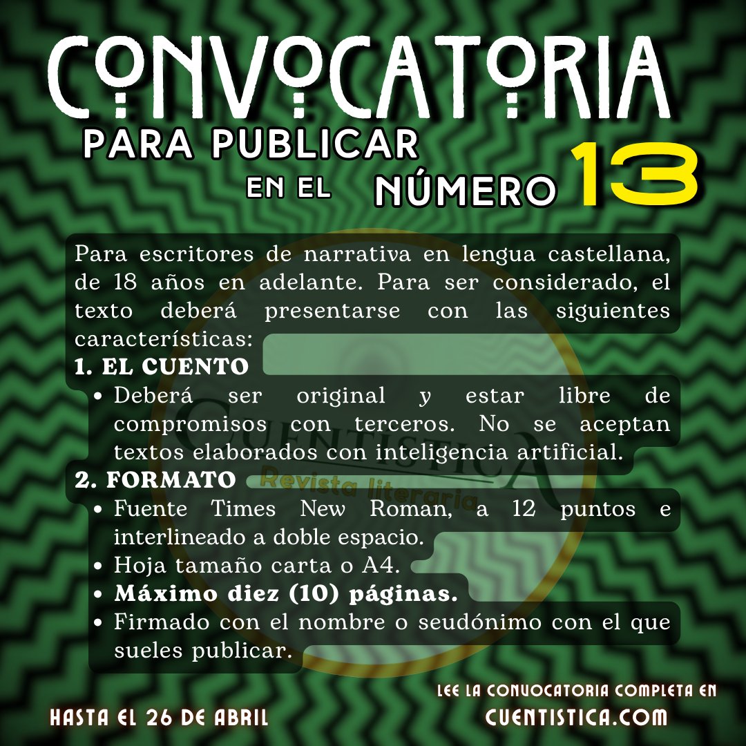 Cuentística tweet media