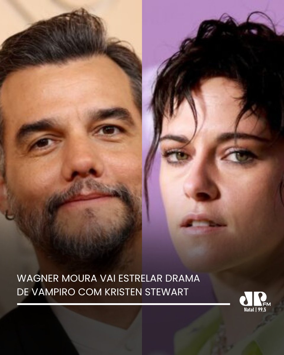 #CINEMA | Após ser um dos destaques do Oscar 2026, Wagner Moura foi confirmado no elenco de Flesh Of The Gods, drama de vampiro que o ator vai estrelar ao lado de Kristen Stewart. As informações são do Deadline.

Moura assume o papel principal no lugar de Oscar Isaac, que,