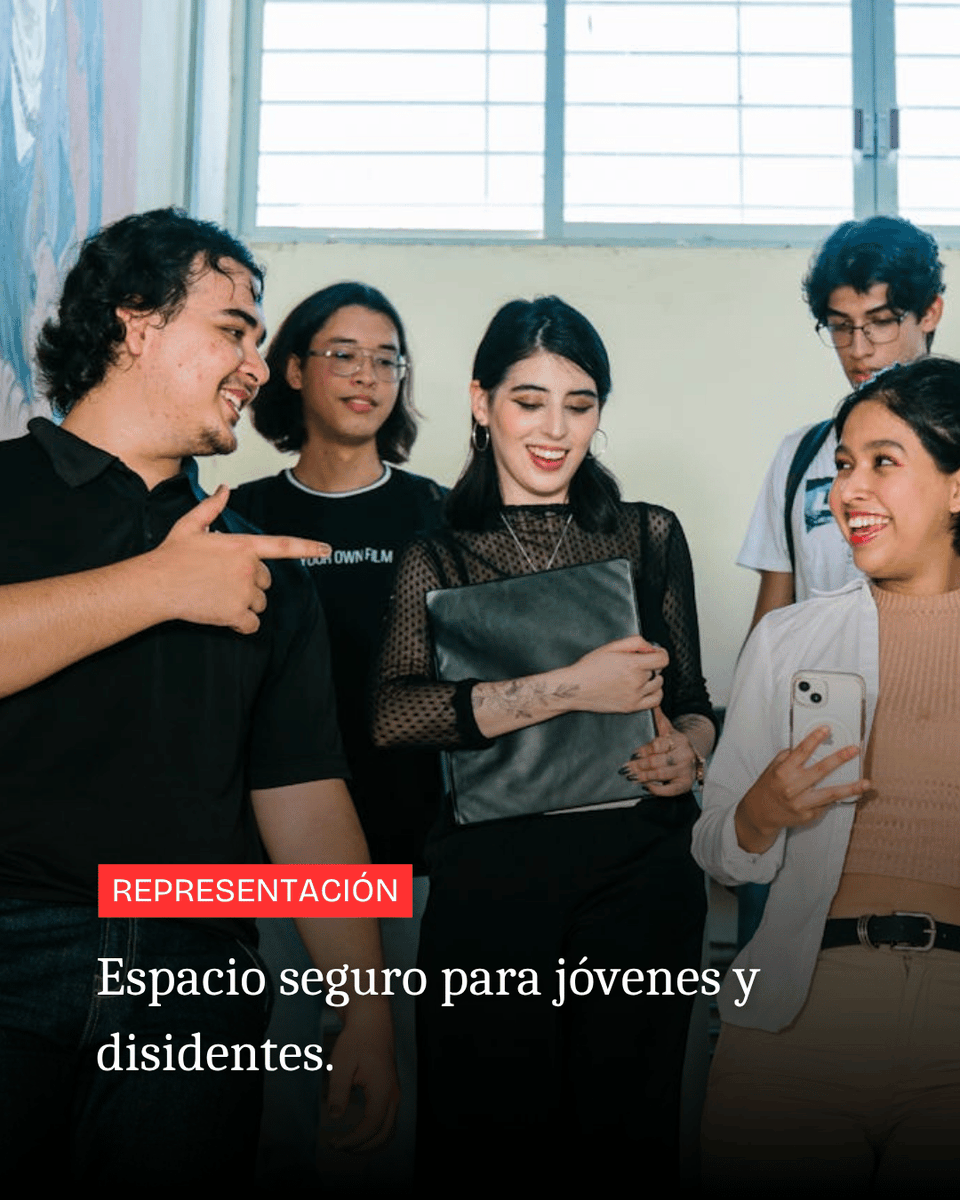 universos_mx's tweet photo. 5⃣ Los espacios seguros no son opcionales.
Son esenciales para el bienestar de jóvenes y disidencias. 🔜
https://t.co/okUugeBvAc
#Inclusión #Diversidad https://t.co/m3d2oQGBVY