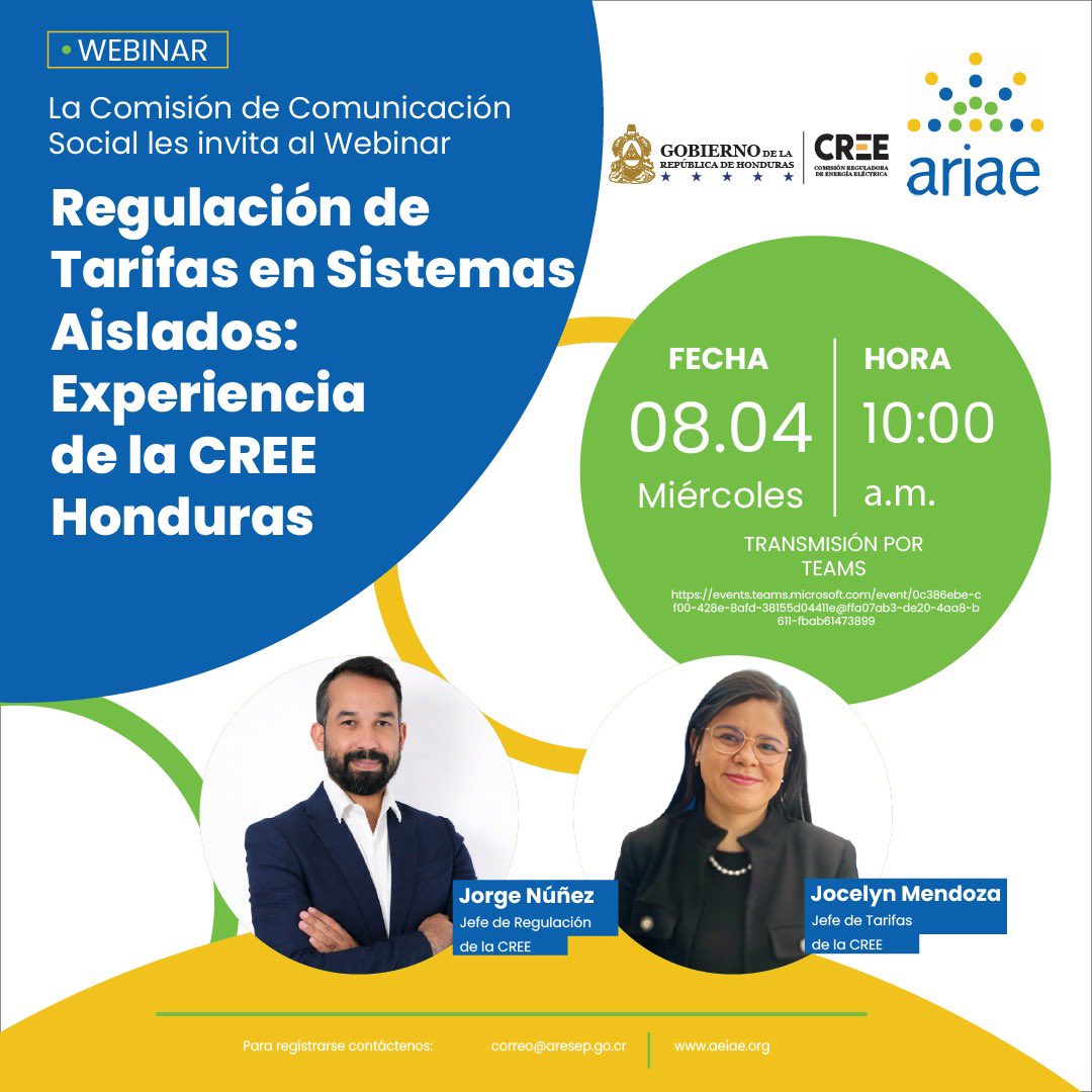 Comisión Reguladora de Energía Eléctrica - CREE tweet media