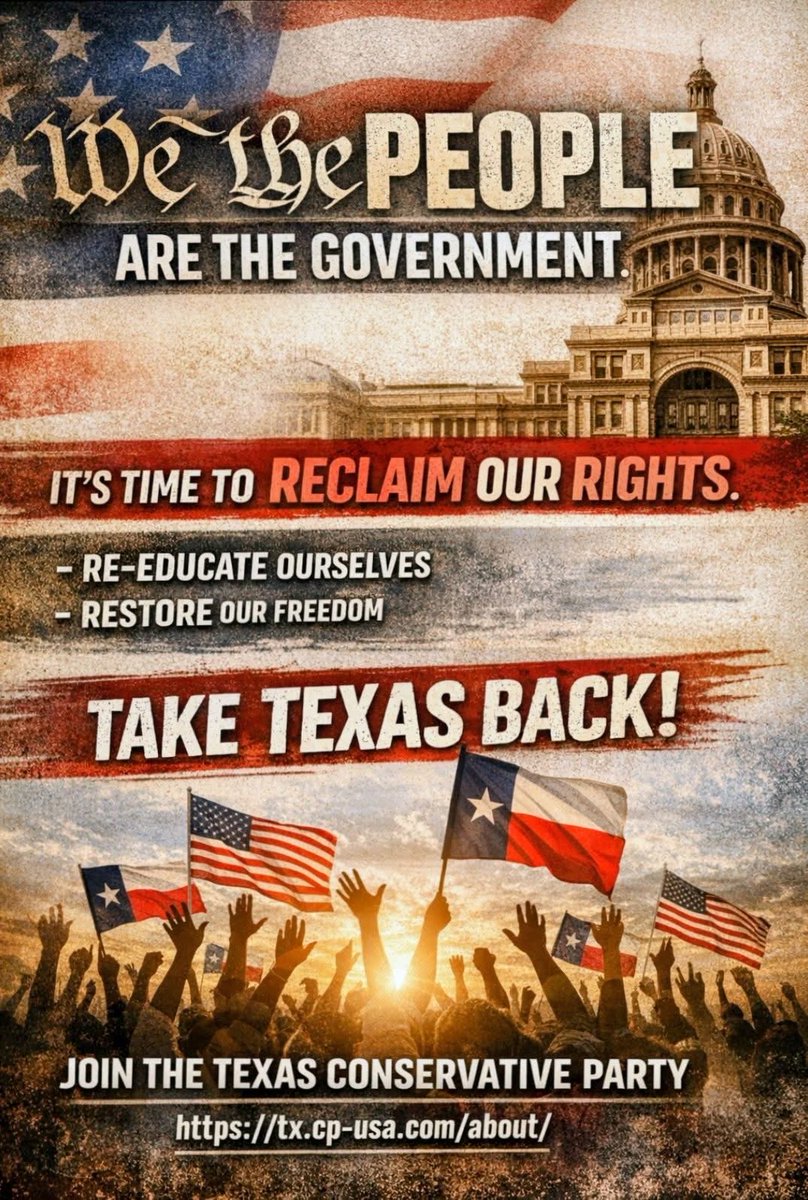 Texas Conservative Party tweet media