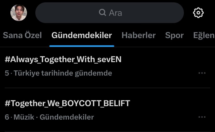 Heeseung07eny's tweet photo. ‼️‼️‼️Arkadaşlarrr düşüyoruzz!! Lütfenn daha çook bastırın gördüğünüz her gönderiye tag atın lütfenn!! ‼️‼️‼️

#Always_Together_With_sevEN
#Together_We_BOYCOTT_BELIFT https://t.co/qXjWcQbyGX