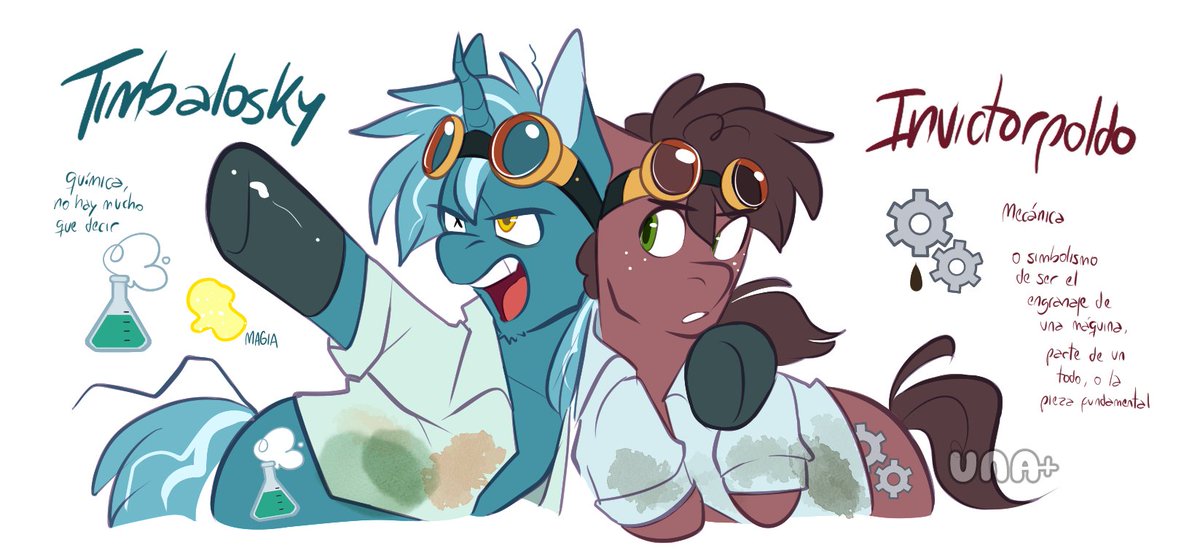 Los malos malitos
#CoMPaS ♦️🟢❤️‍🩹⚗️🪛

Que otros personajes debería ponyficar?