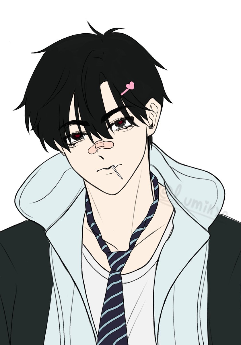 Lumiikyo's tweet photo. School Ivan WIP 💕 #alnst #ivan #WIP https://t.co/UQlPUu6sXf