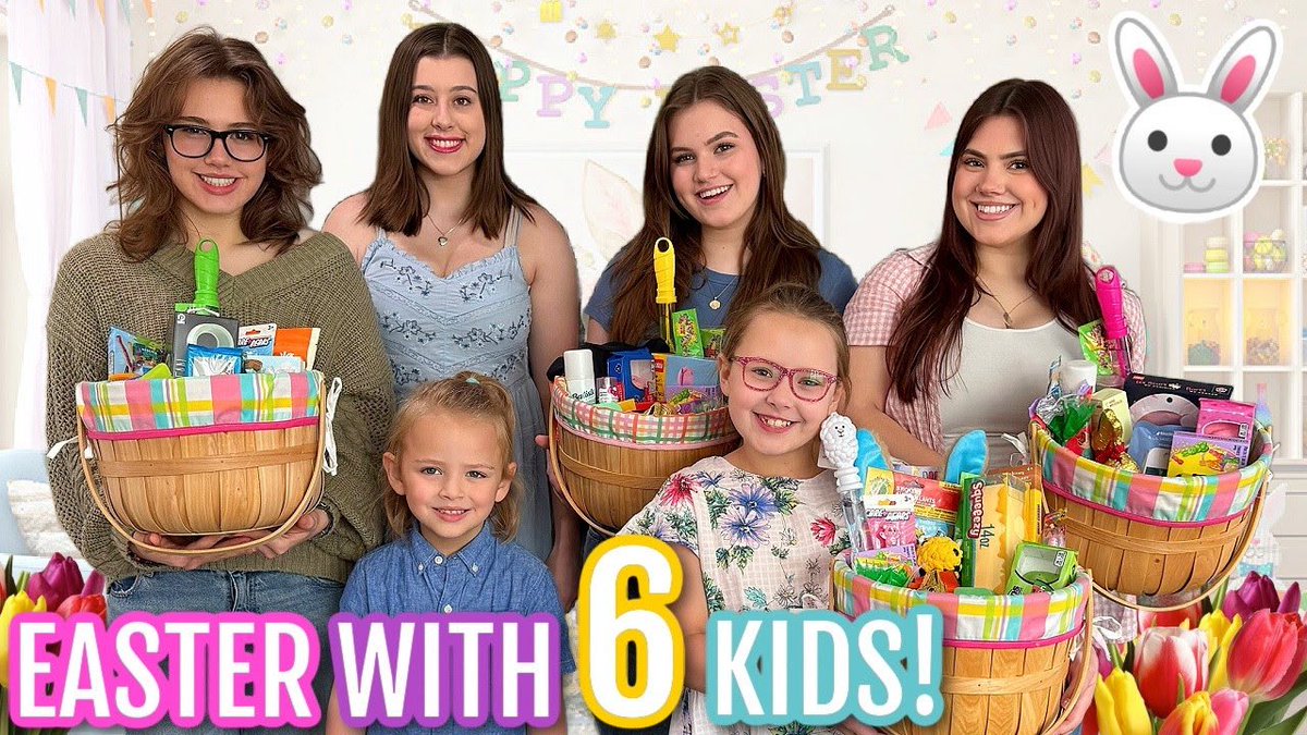 TheWeissLife's tweet photo. EASTER MORNING ROUTINE with our LARGE FAMILY of 8! HUGE Egg Hunt + Easte... https://t.co/j2atcSLeHP https://t.co/gRpaMsi1Sn