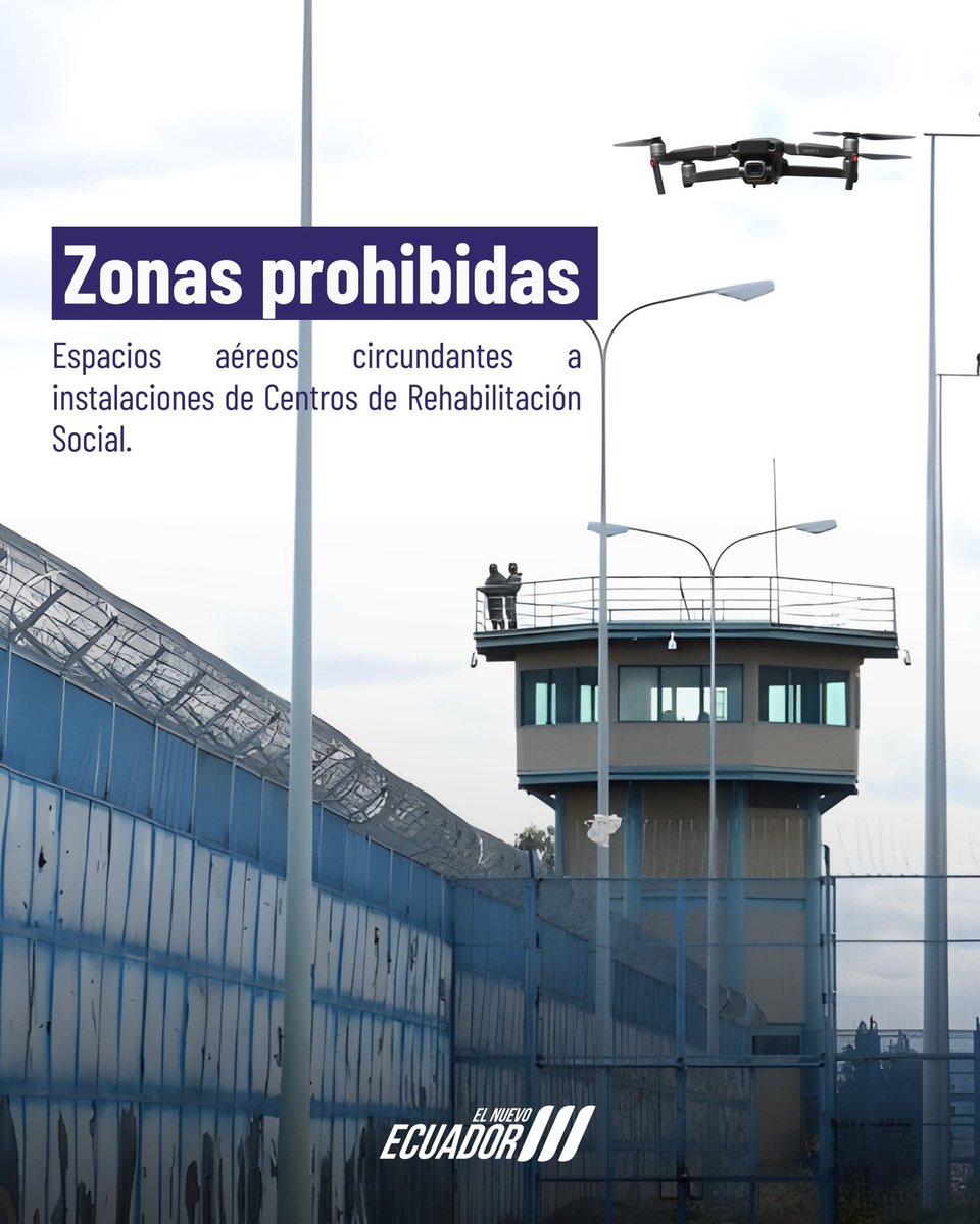 DGAC_Ecuador's tweet photo. No todos los espacios son aptos para volar drones. 🚫

La seguridad del espacio aéreo también implica respetar las zonas restringidas.

Conoce la resolución vigente aquí https://t.co/EWeQeGZmZI #ElNuevoEcuador https://t.co/1YBQ6q1fTe