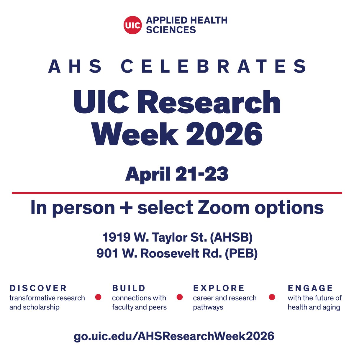 UIC College of Applied Health Sciences tweet media