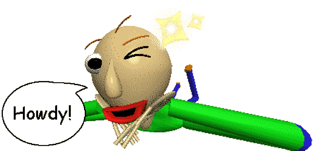 Random Baldi Renders Every OTHER Hour tweet media