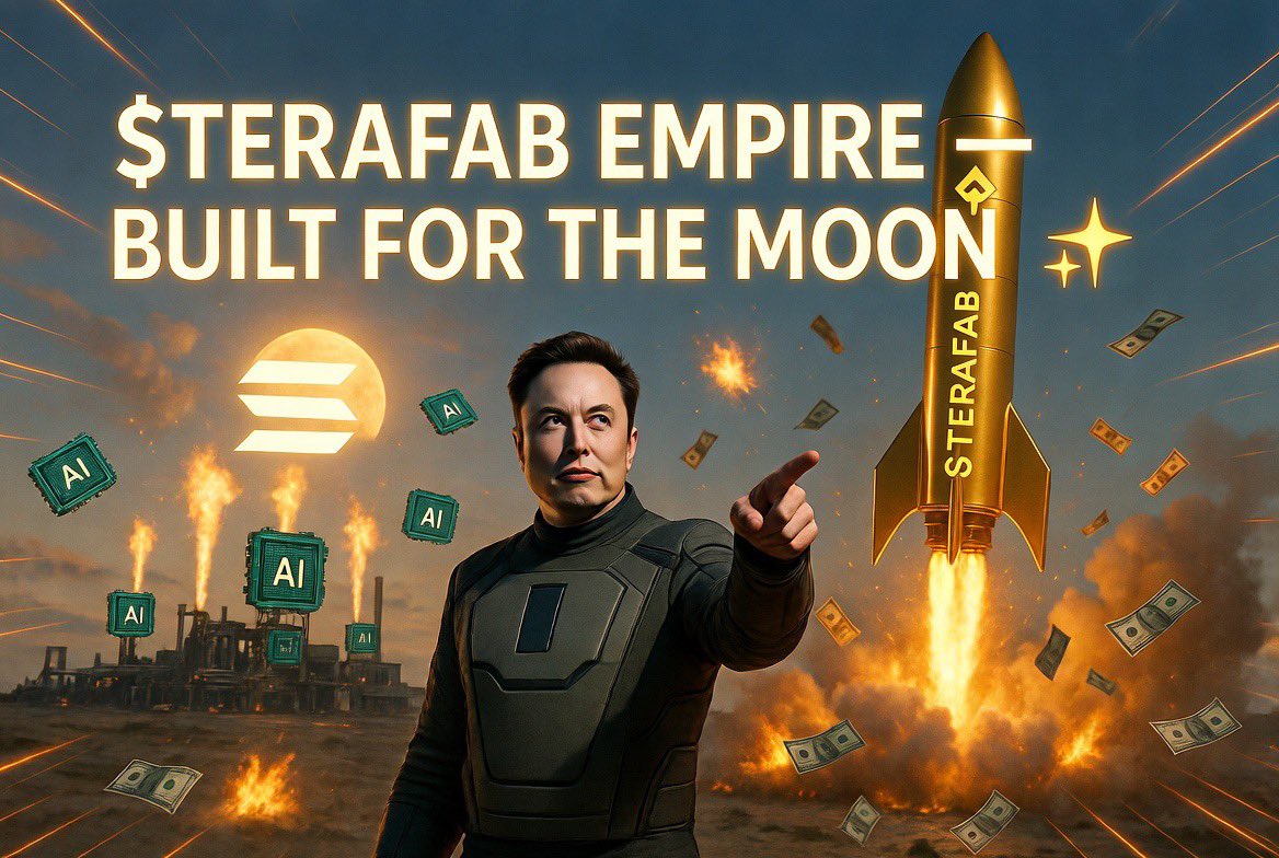 TERAFABcoin's tweet photo. #Terafab to the moon https://t.co/BAItWNVJdv