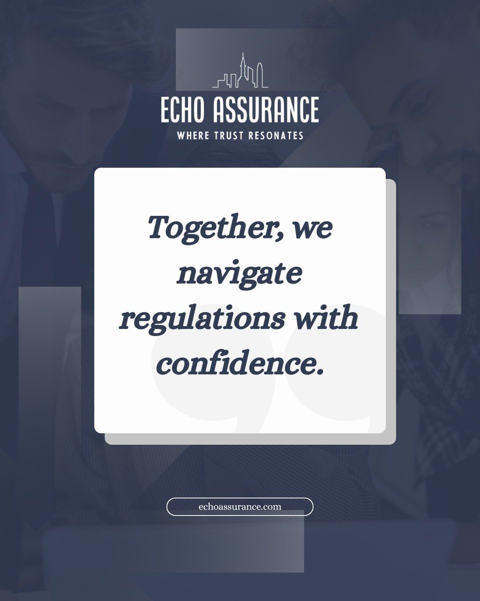 echoassurance's tweet image. “Together, we navigate regulations with confidence.” 🏢✨

💬 Reply CONFIDENT if you’re ready
📩 Book a FREE call: api.aiforbusiness.com/widget/booking…
#SeniorLivingOperators #EchoAssurance #ComplianceMatters #RiskManagement