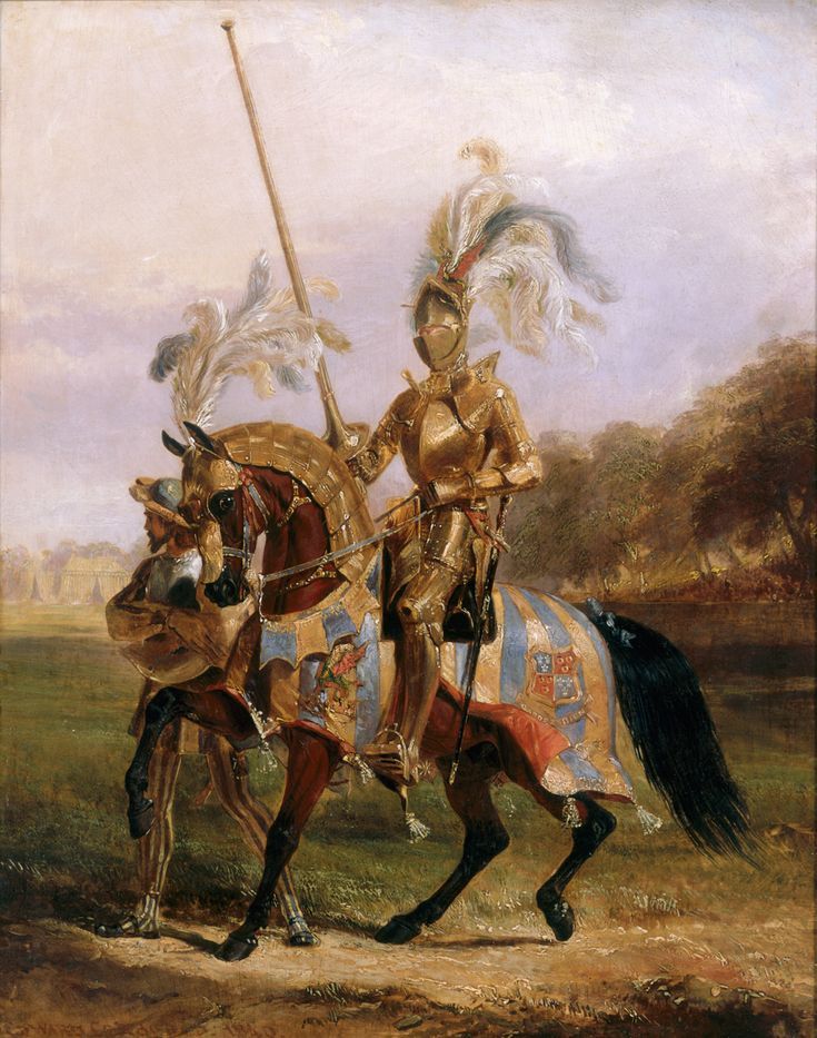 Lord Eglinton and Winton, Dressed as Lord of the Tournament - Edward Henry Corbould, 1840