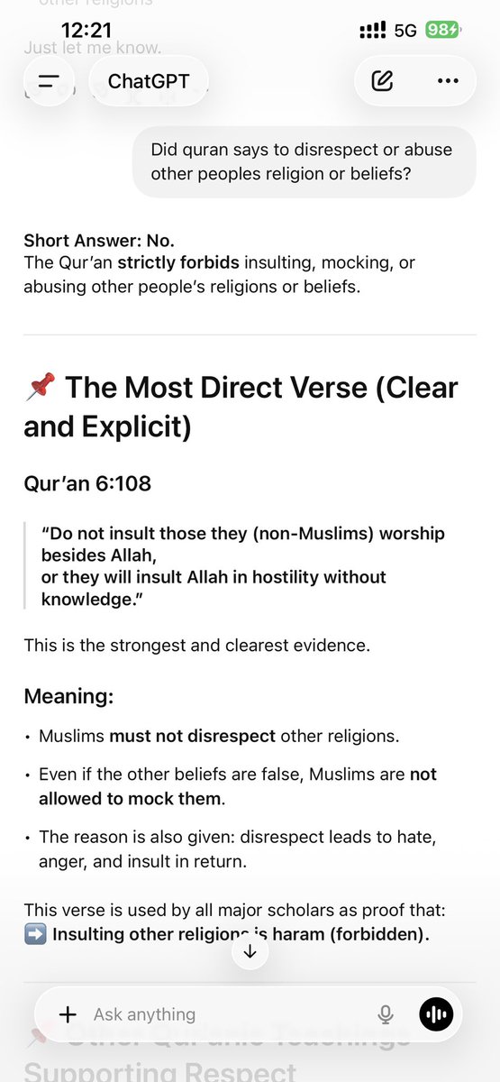 iamSNaeem's tweet photo. @MAYURNA00969189 @Jr_deedat 2/2 Om, Allah, God they are all one, abusing them will eventually abuse the same god, again your logic is flawed, Proof? Wish you had read some more verses in the same quran with context, instead of finding out something which can only be used as propaganda.
Such a pity! https://t.co/jlt8BK50mE