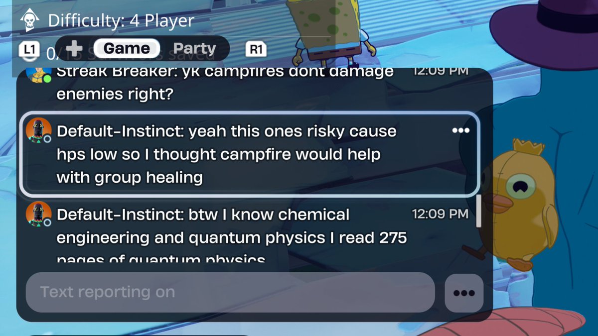 That1dev's tweet photo. I'm really glad he knows chemical engineering and quantum physics. We would've failed this mission without him. https://t.co/OkE5imFFnE