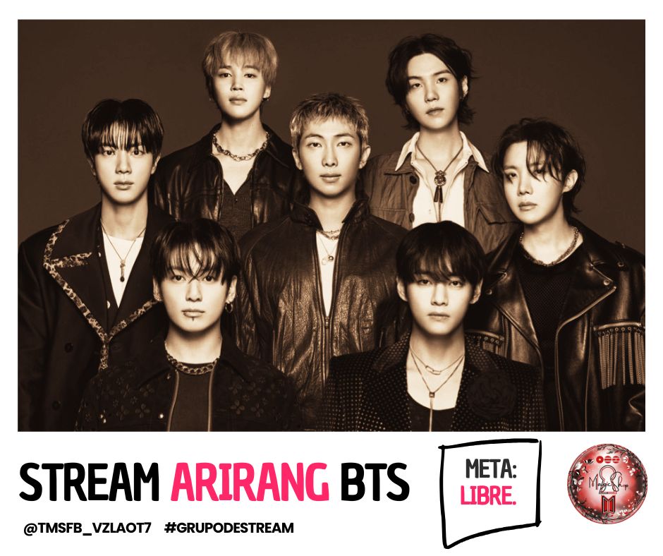 TheMShopfanbase's tweet photo. ¡ARMY, a seguir haciendo streaming! 💜 Vamos a completar la meta para mantener a BTS en el primer lugar. ¡Sí se puede, somos poderosas! 💪✨
#BTS #ARMY #BTS_ARİRANG
#BTS_SWİM
#BTS
#armys_devenezuela
#varmy
@TheMShopfanbase https://t.co/qst1X1YP1X