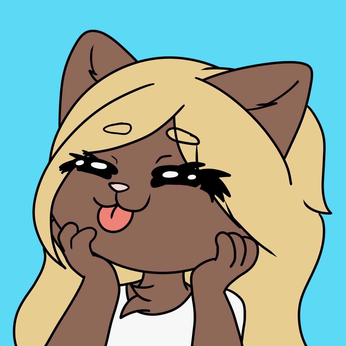 sheepsigil's tweet photo. #chibi #furry #furryart #sfwfurryart #blepface #blep #oc #carissa #emote #cat #feline #cutie https://t.co/hNUxMGG0Be