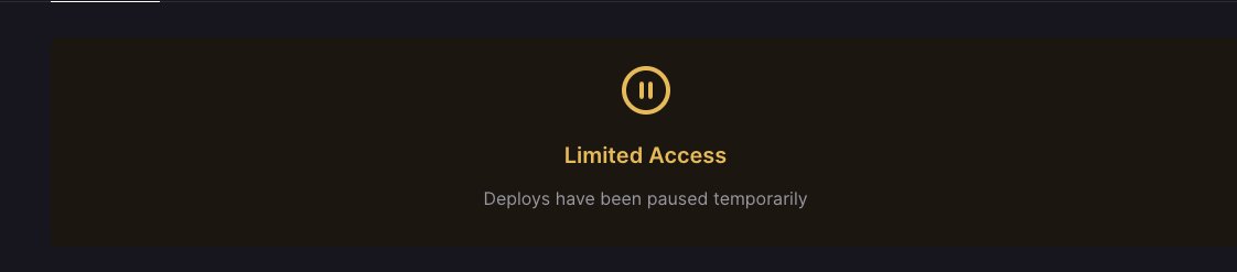 nathanvsn12's tweet photo. Só queria fazer um deploy hoje @Railway  :( https://t.co/cZnoPRGZQc