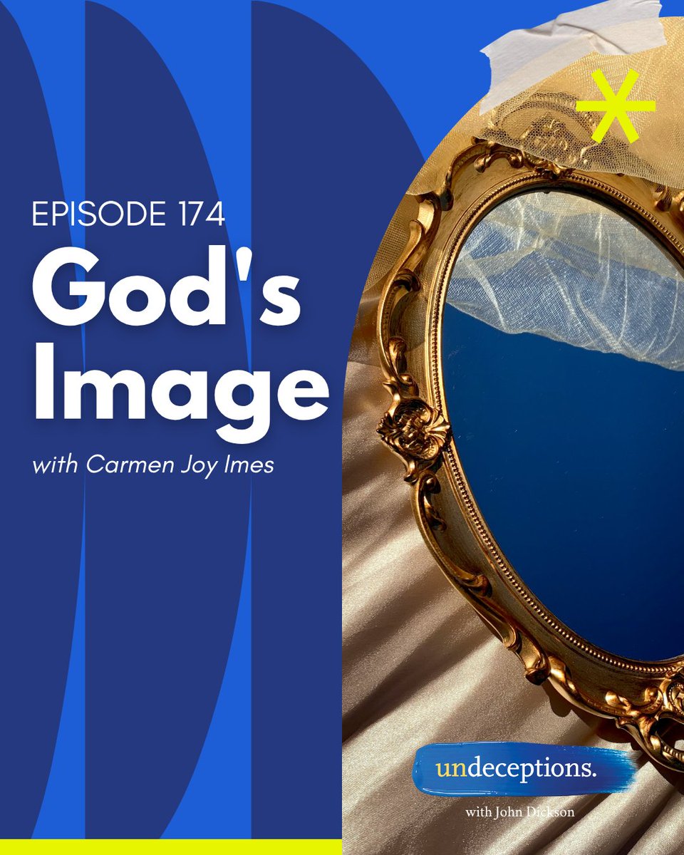 johnpauldickson's tweet photo. This one really matters.
Here is a Jewish–Christian idea that profoundly shaped the social and ethical vision of the secular West, and yet it’s one that believers themselves sometimes (often?) forget: what it means for humans to be made in the “God's Image.” A new @undeceptions episode with the wonderful Dr @carmenjoyimes. Listen, wherever you get your pods, or head to: https://t.co/GXJhdC6u5J