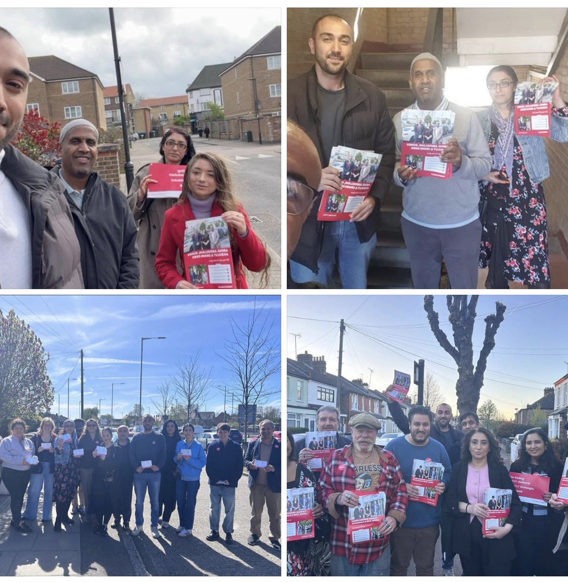 ErginErbil's tweet photo. Beautiful weather ☀️ strong support for Labour 🌹

Easter weekend campaigning 💪

Residents share our passion for safer, cleaner streets and a more affordable Enfield with more investment in schools, leisure centres and parks 🤝

Big support for council homes on golf courses 🏡 https://t.co/U3b7KCFmhy