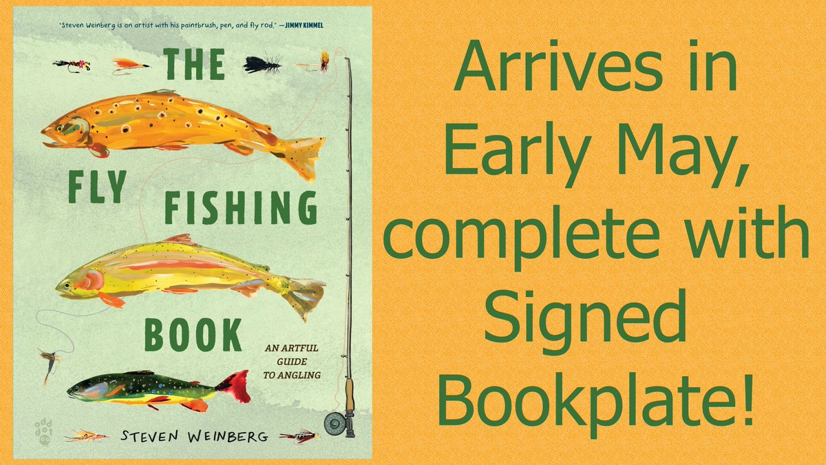 ALBooksmith's tweet image. Pub date for THE FY FISHING BOOK by Steven Weinberg is less than a month away - who wants a copy complete with signed bookplate?  #signedbooks @odddotbooks 

Available for pre-order here: alabamabooksmith.com/signed-copies/…