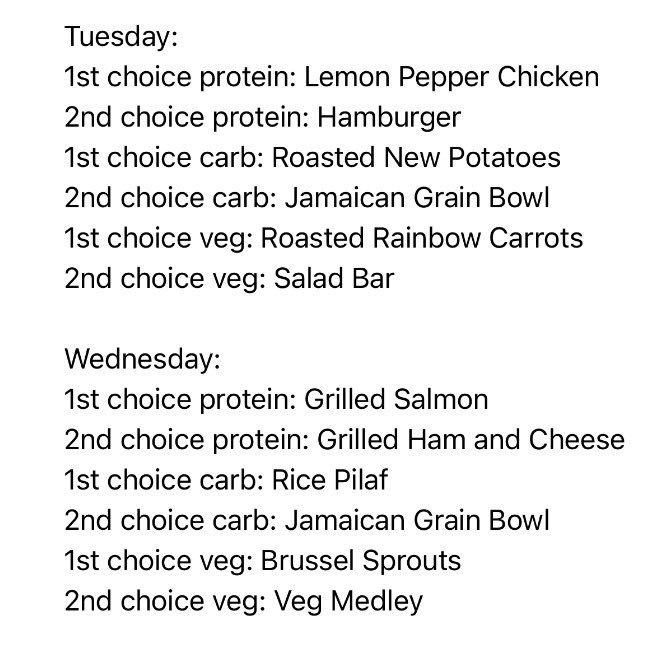 BluSportScience's tweet photo. Best Choices in The @McCallieSchool Dining Hall

Fuel your Academic and Athletic Game:
1. Earlier Bedtime = Deeper Sleep = Improved Thinking/Memory, Recovery, Skill Execution and Physical Adaptation 
2. Sleep 8+ hours
3. Strive for Consistent Bed and Wake Times https://t.co/TdvnvdUZrM