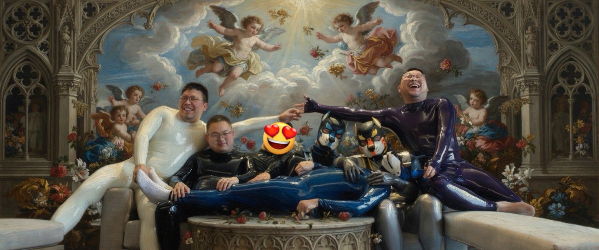 Demo__PP's tweet photo. 世界名画-创造胶偶😁@dodore20171206  @Latexkyle1012 @iaizentai @SoTw_Deeee @tangmumao1997 https://t.co/9Fbm7AT83H