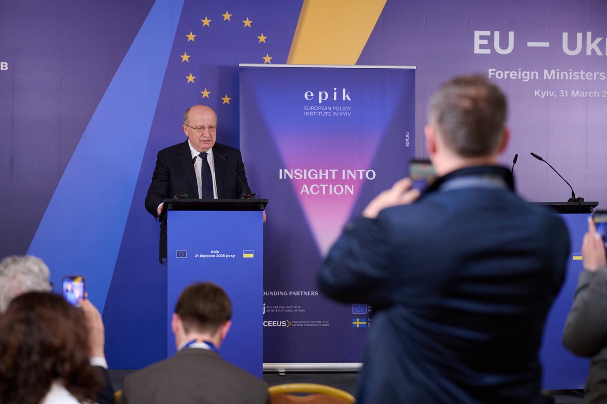 MariaStenergard's tweet photo. Glad to inaugurate the European Policy Institute (EPIK) in Kyiv together with @KubiliusA. EPIK will provide fresh takes and policy recommendations on Ukraine's EU reforms and regional security. Supporting Ukraine's EU accession is an investment in peace 🇺🇦🇪🇺 https://t.co/emLRzCDsFR