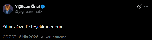 Yiğitcan Önal tweet media