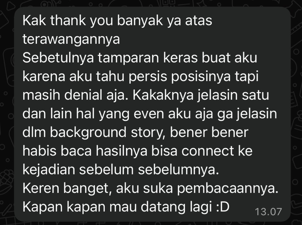 akun backup diontarot tweet media