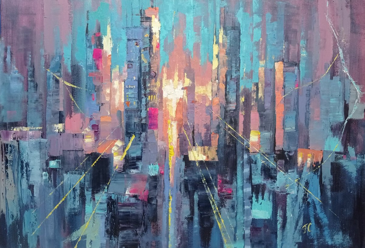 VesnaAmore's tweet photo. "In the rhythm of the city"
50x70 cm, canvas, oil
#svetlanagrinyuk #vesnaamore #citypainting #abstractcity https://t.co/e471U8w9FI