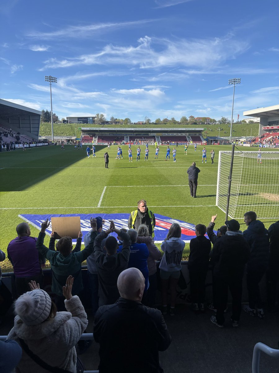 Up Them Tics! Big 3 points &amp; a much needed away win!  🔵⚪️ #wafc
