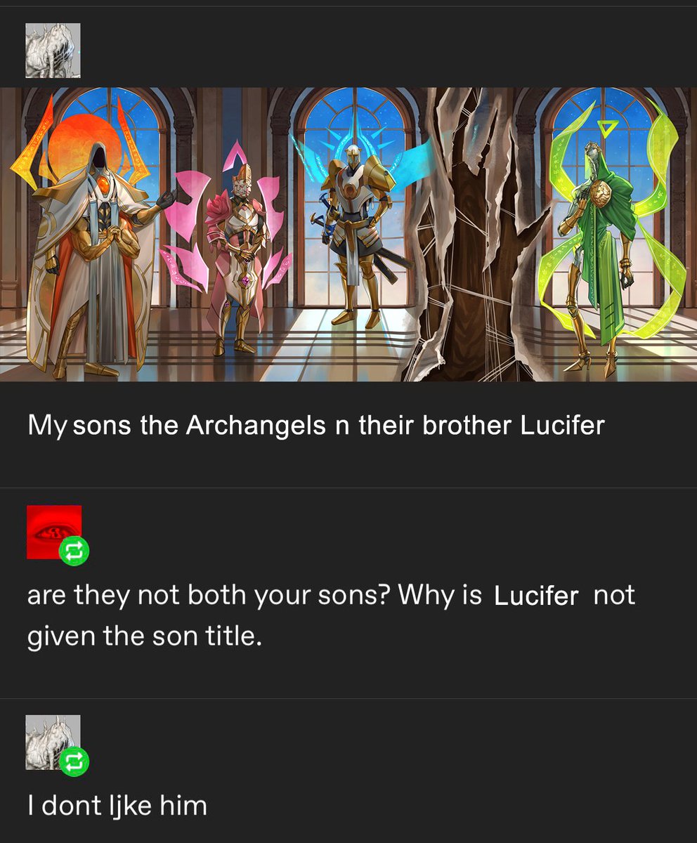 ⸻ Lucifer tweet media