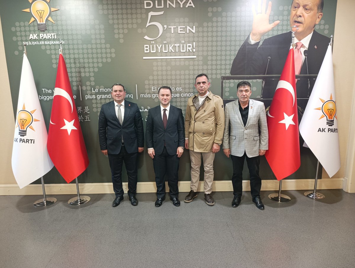 Bugün <a href="/TmsyGaziler/">T.M.S.Y GAZİ SAYILMAYANLAR</a>  Başkanımız Sn <a href="/ErtugrlGaziTmsy/">ERTUĞRUL GAZİ DEMİR</a> ve 
<a href="/TmsyGaziler/">T.M.S.Y GAZİ SAYILMAYANLAR</a> Başkan yardımcılarımız
Sn <a href="/aydem057/">Aytekin Demirel</a>
Sn <a href="/mustafaulu60332/">T.M.S.Y. mustafa uludogan</a>
birlikte <a href="/Akparti/">AK Parti</a> Genel Merkez Dış İlişkiler  Başkan Yardımcısı
Sn <a href="/leventalyyildiz/">Levent Ali YILDIZ</a>  Umre dönüşü 
Nezaket Ziyareti yapılmıştır.
Rabbim <a href="/leventalyyildiz/">Levent Ali YILDIZ</a>