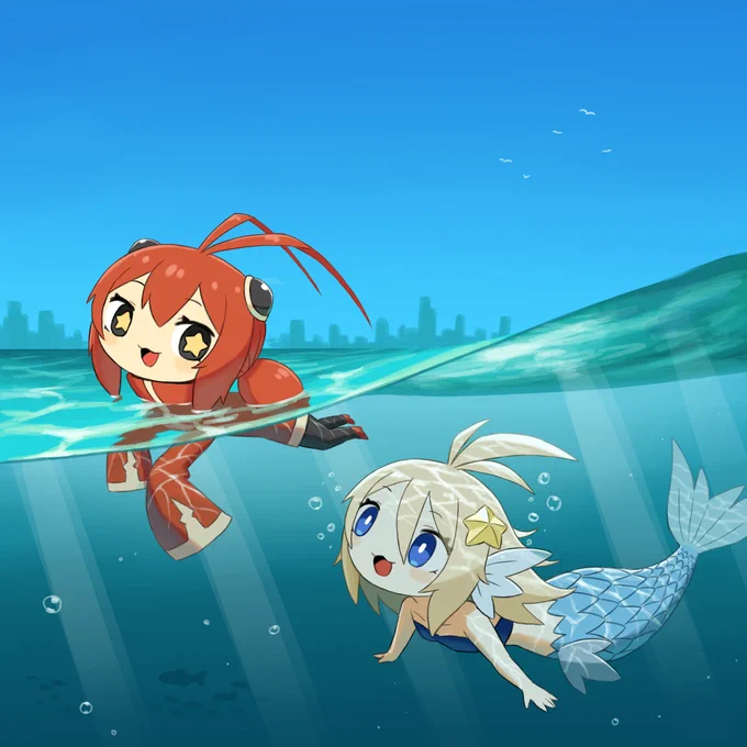 お気に入りの人魚の絵