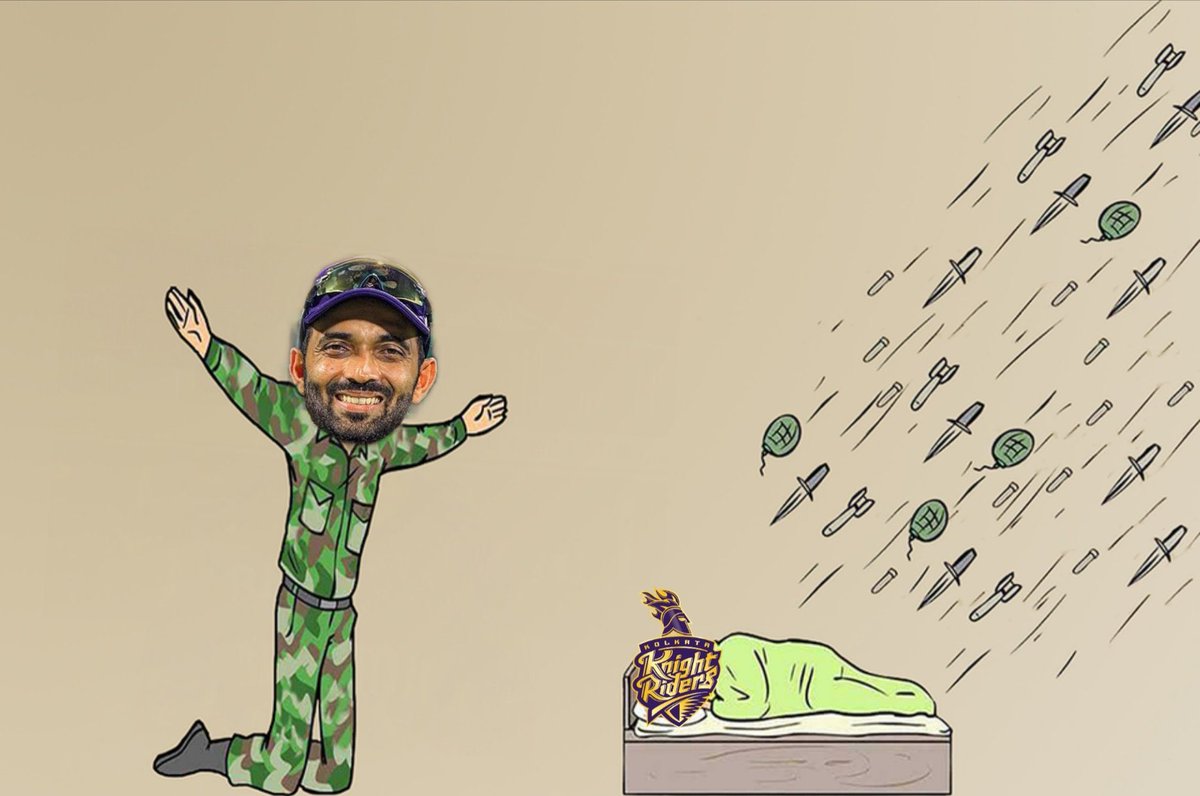 KnightsVibe's tweet photo. SACK RAHANE https://t.co/whECBSLOUR
