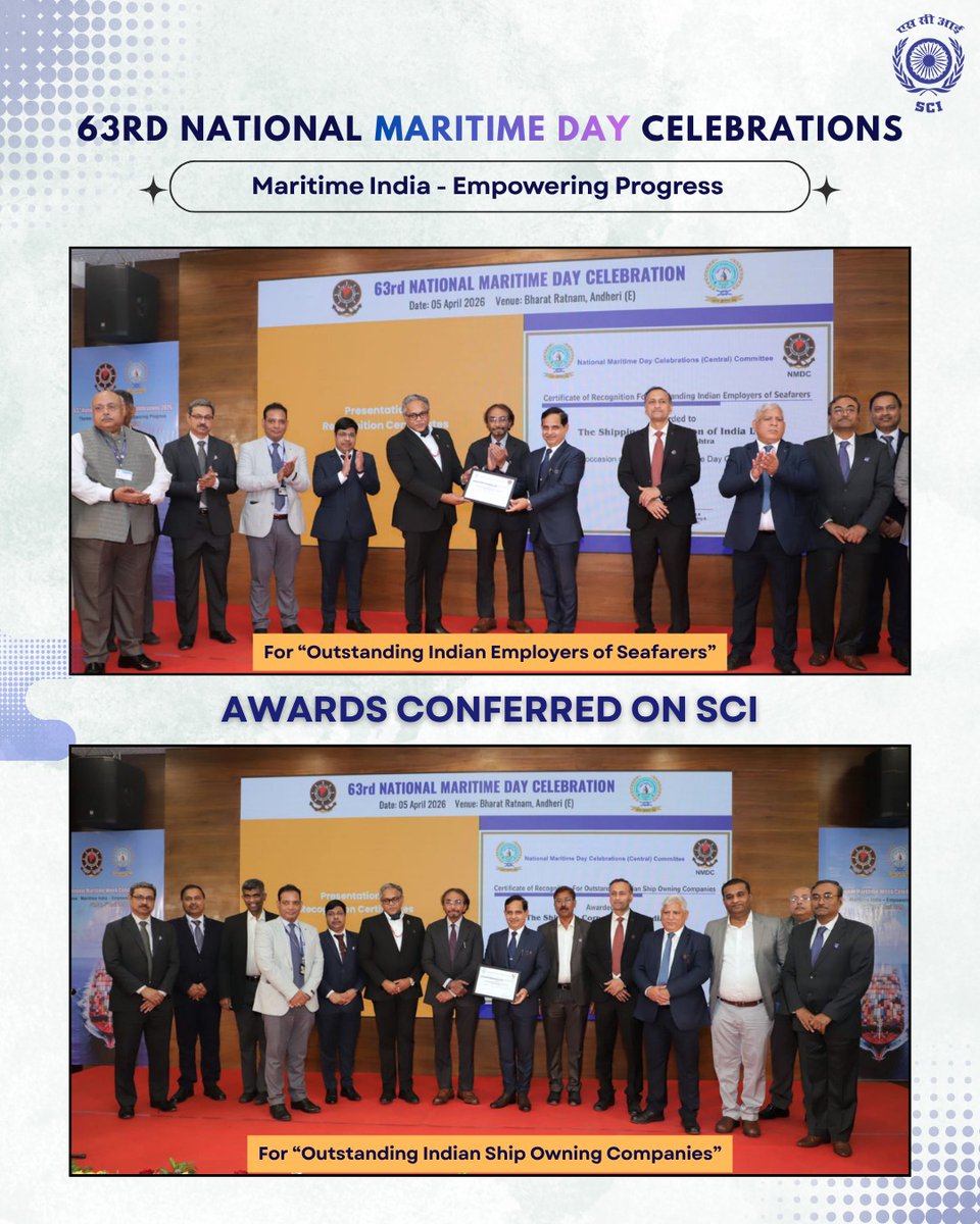 Shipping Corporation of India (SCI) tweet media